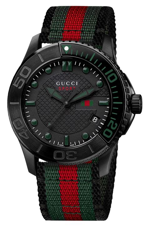 gucci nylon watch|authentic gucci watches.